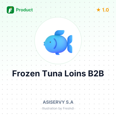 Frozen Pre-Cooked Tuna Loins – summary card, no photo uploaded yet