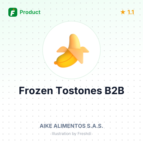 Frozen Pre-Fried Plantain Tostones – summary card, no photo uploaded yet