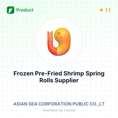 Frozen Pre-Fried Shrimp Spring Rolls – summary card, no photo uploaded yet