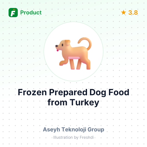 Frozen Prepared Dog Food – summary card, no photo uploaded yet
