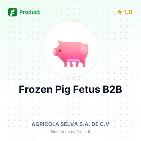 Frozen Preserved Pig Fetus – summary card, no photo uploaded yet