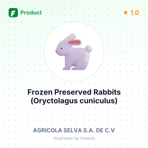 Frozen Preserved Rabbits (Oryctolagus cuniculus) – summary card, no photo uploaded yet