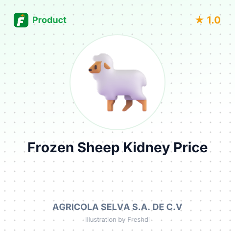 Frozen Preserved Sheep Kidney – summary card, no photo uploaded yet
