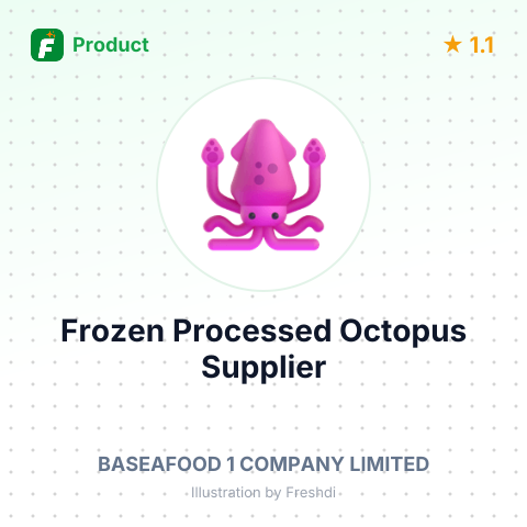 Frozen Processed Octopus – summary card, no photo uploaded yet