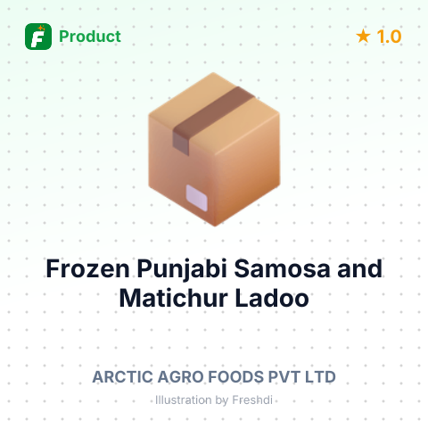 Frozen Punjabi Samosa and Matichur Ladoo – summary card, no photo uploaded yet