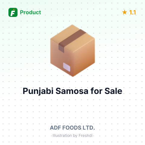 Frozen Punjabi Samosa – summary card, no photo uploaded yet