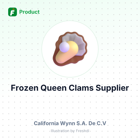 Frozen Queen Clams (Dosinia ponderosa) – summary card, no photo uploaded yet