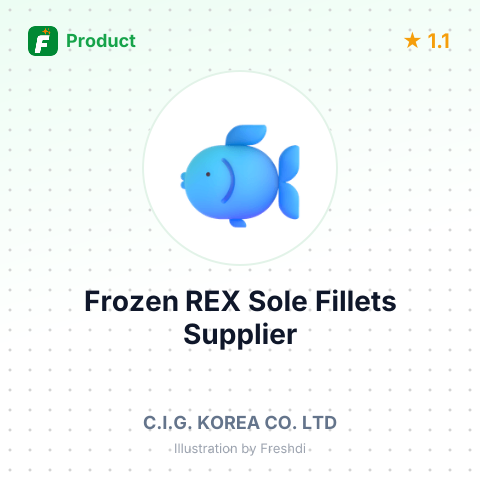 Frozen REX Sole Fillets – summary card, no photo uploaded yet