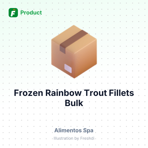 Frozen Rainbow Trout Fillets – summary card, no photo uploaded yet