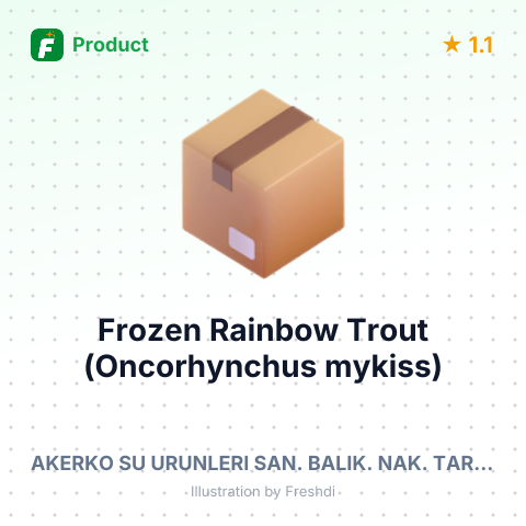Frozen Rainbow Trout (Oncorhynchus mykiss) – summary card, no photo uploaded yet