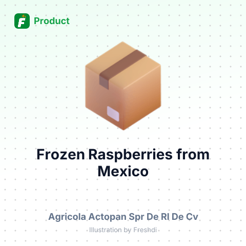 Frozen Raspberries – summary card, no photo uploaded yet