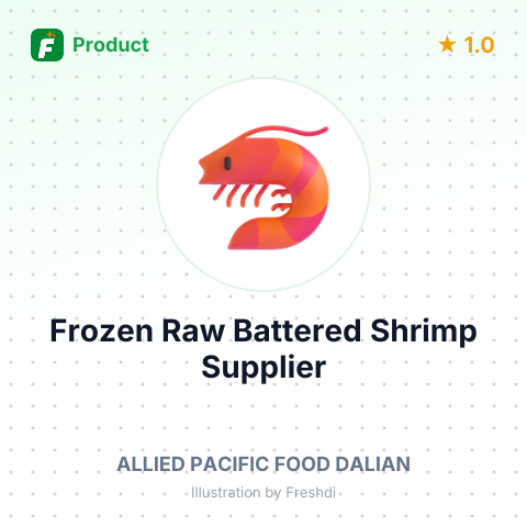 Frozen Raw Battered Shrimp – summary card, no photo uploaded yet