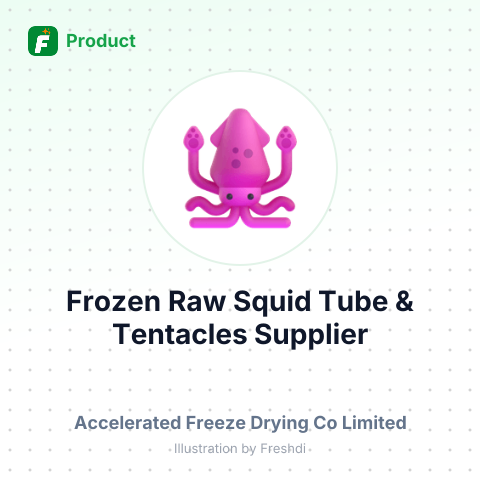 Frozen Raw Squid Tube & Tentacles – summary card, no photo uploaded yet