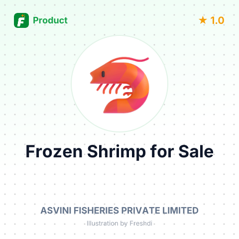 Frozen Raw Tail-Off Vannamei White Shrimp IQF – summary card, no photo uploaded yet