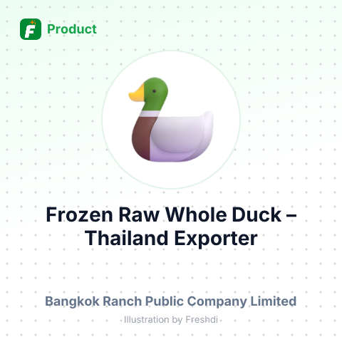 Frozen Raw Whole Duck – summary card, no photo uploaded yet