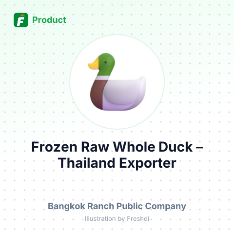 Frozen Raw Whole Duck – summary card, no photo uploaded yet