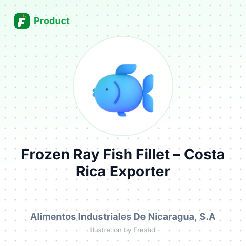 Frozen Ray Fish Fillet – summary card, no photo uploaded yet