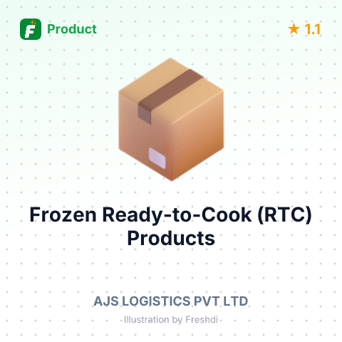 Frozen Ready-to-Cook (RTC) Products – summary card, no photo uploaded yet
