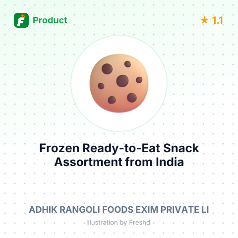 Frozen Ready-to-Eat Snack Assortment – summary card, no photo uploaded yet