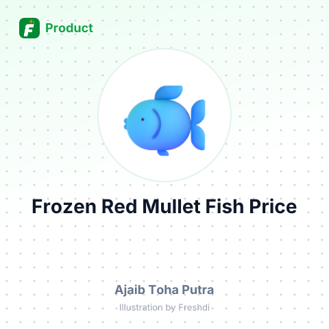 Frozen Red Mullet Fish Whole Round – summary card, no photo uploaded yet
