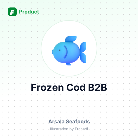 Frozen Reef Cod/Grouper Fish – summary card, no photo uploaded yet