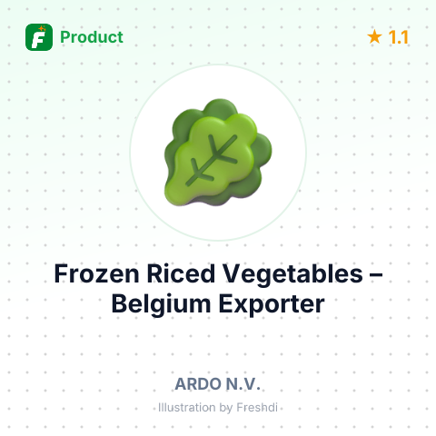 Frozen Riced Vegetables – summary card, no photo uploaded yet