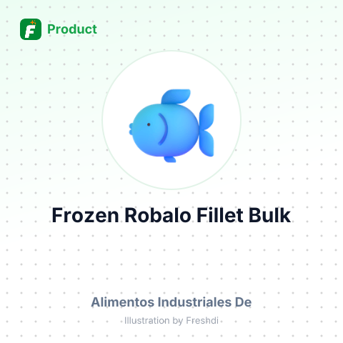 Frozen Robalo Fish Fillet – summary card, no photo uploaded yet