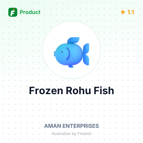 Frozen Rohu Fish – summary card, no photo uploaded yet