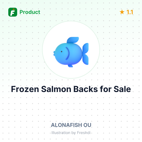 Frozen Salmon Backs – summary card, no photo uploaded yet