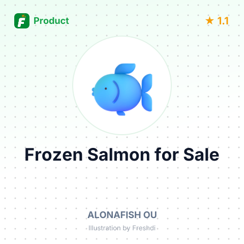 Frozen Salmon H/O 9+ (Salmo Salar) – summary card, no photo uploaded yet