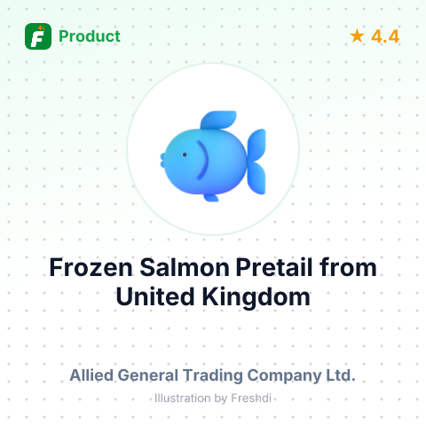 Frozen Salmon Pretail – summary card, no photo uploaded yet