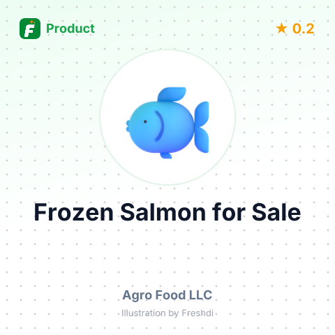 Frozen Salmon for Pet Food – summary card, no photo uploaded yet