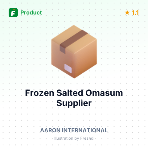 Frozen Salted Omasum – summary card, no photo uploaded yet