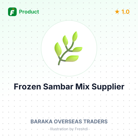 Frozen Sambar Mix (Mixed Vegetables) – summary card, no photo uploaded yet