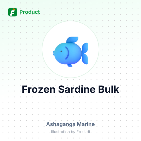 Frozen Sardine Fish – summary card, no photo uploaded yet