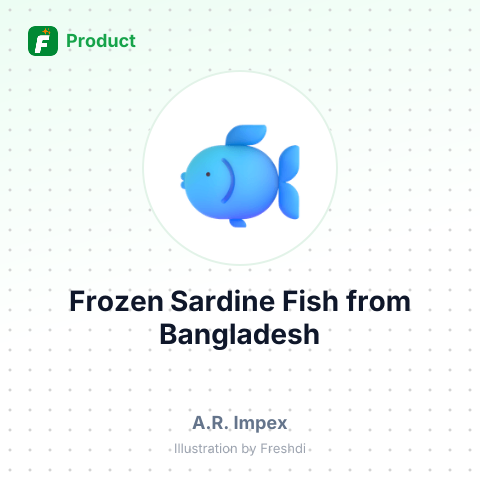 Frozen Sardine Fish – summary card, no photo uploaded yet