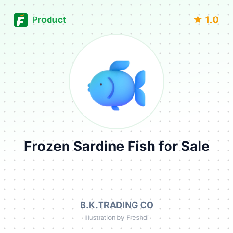 Frozen Sardine Fish (Whole Round) – summary card, no photo uploaded yet