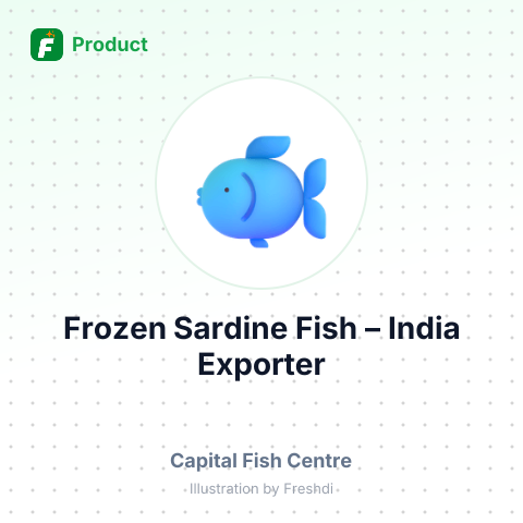 Frozen Sardine Fish – summary card, no photo uploaded yet