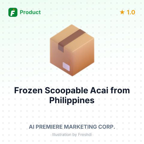 Frozen Scoopable Acai – summary card, no photo uploaded yet