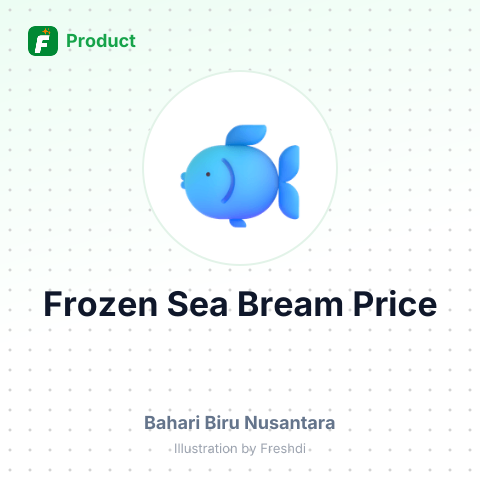 Frozen Sea Bream Fish – summary card, no photo uploaded yet