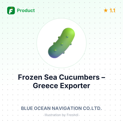 Frozen Sea Cucumbers – summary card, no photo uploaded yet