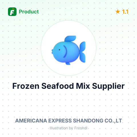 Frozen Seafood Mix – summary card, no photo uploaded yet