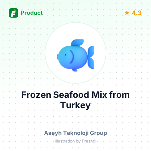 Frozen Seafood Mix – summary card, no photo uploaded yet
