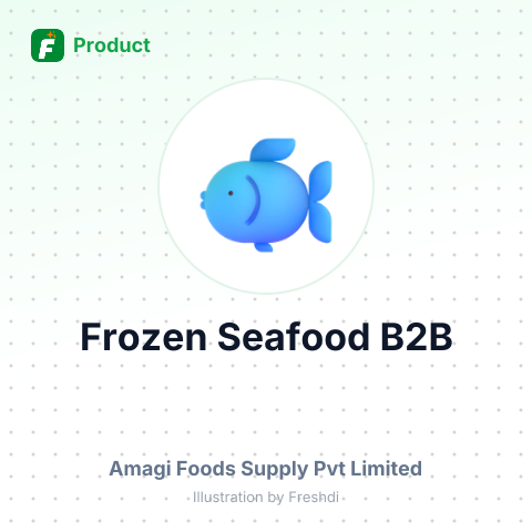 Frozen Seafood – product summary card, no photo uploaded yet