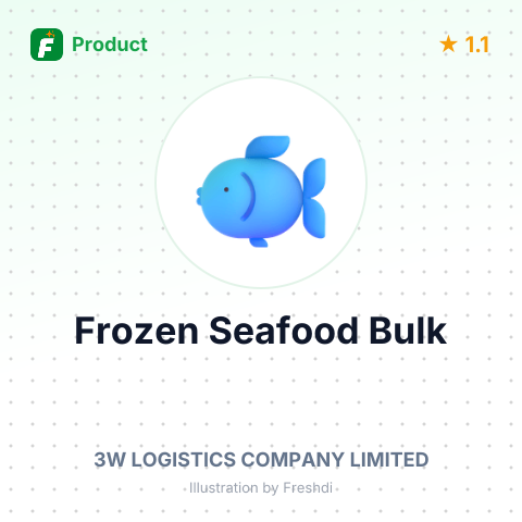 Frozen Seafood – product summary card, no photo uploaded yet