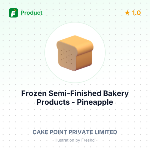 Frozen Semi-Finished Bakery Products - Pineapple – summary card, no photo uploaded yet