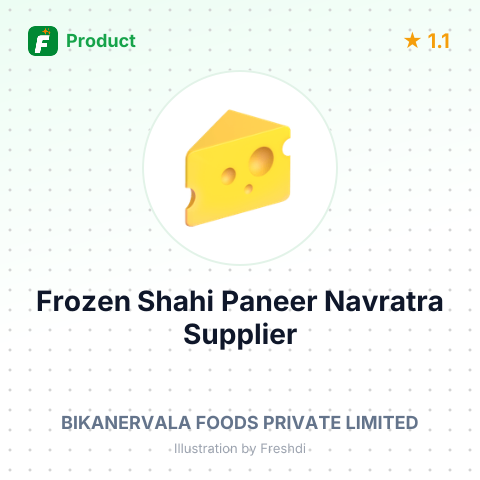 Frozen Shahi Paneer Navratra – summary card, no photo uploaded yet
