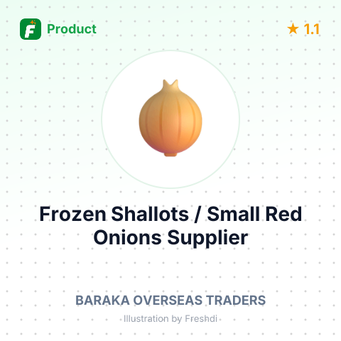 Frozen Shallots / Small Red Onions – summary card, no photo uploaded yet