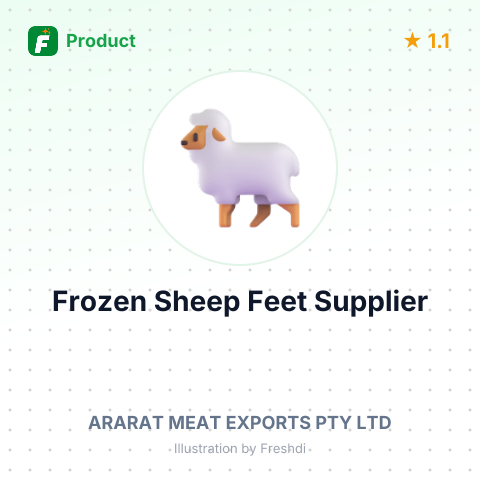 Frozen Sheep Feet – summary card, no photo uploaded yet