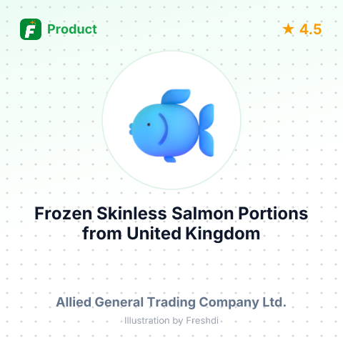 Frozen Skinless Salmon Portions – summary card, no photo uploaded yet